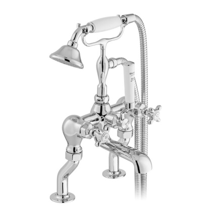 Booth & Co. Axbridge Cross Chrome Bath Shower Mixer